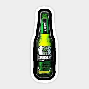 Beirut beer Sticker